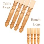wood bench legs