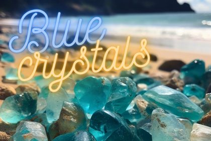 Blue crystals