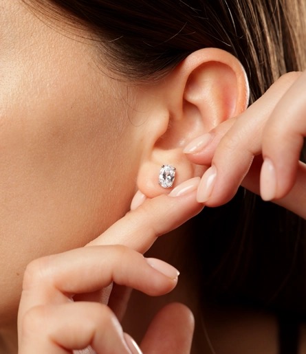 lab-created diamond Earrings and Studs