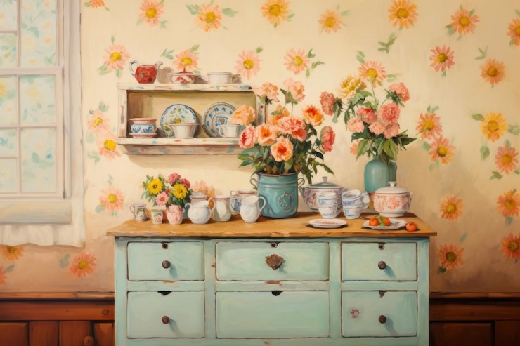 Vintage Farmhouse Kitchen Decore